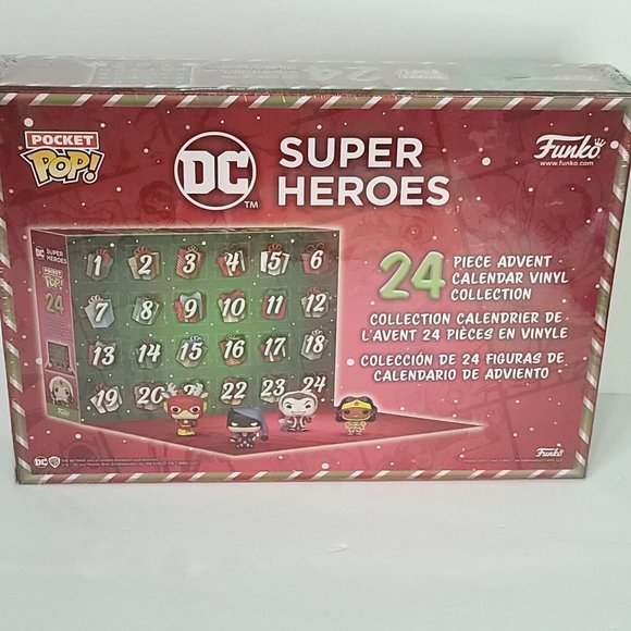 Funko Pocket Pop! DC Comics 24-Day Holiday Advent Calendar DC Comics NEW - Picture 8 of 9